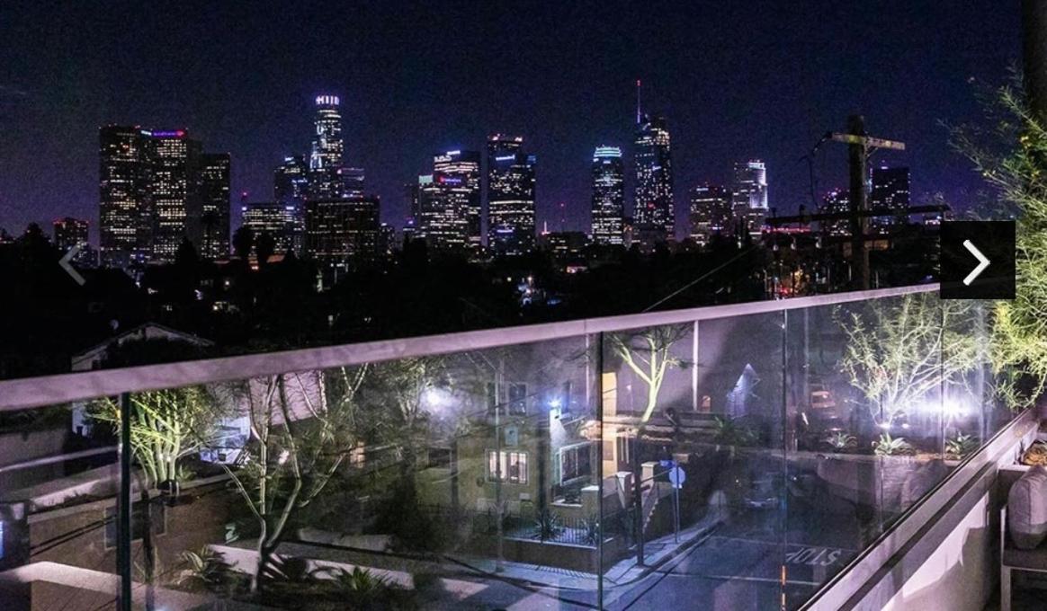 Downtown Los Angeles Skyline Balcony View Modern Penthouse Zewnętrze zdjęcie